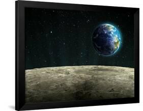 Earthrise from the Moon, Artwork-null-Framed Premium Photographic Print