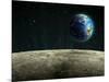Earthrise from the Moon, Artwork-null-Mounted Photographic Print
