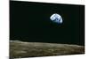 Earthrise Over Moon, Apollo 8-null-Mounted Premium Photographic Print