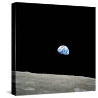 Earthrise Over Moon, Apollo 8-null-Stretched Canvas