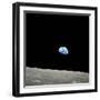 Earthrise Over Moon, Apollo 8-null-Framed Premium Photographic Print