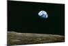 Earthrise Over Moon, Apollo 8-null-Mounted Photographic Print