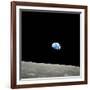 Earthrise Over Moon, Apollo 8-null-Framed Photographic Print