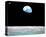 Earthrise over the Moon-null-Stretched Canvas