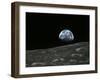 Earthrise Photograph, Artwork-Richard Bizley-Framed Premium Photographic Print