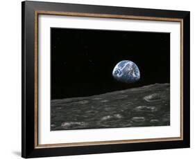 Earthrise Photograph, Artwork-Richard Bizley-Framed Photographic Print