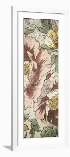 Earthtone Floral Panel I-Catherine Kohnke-Framed Art Print