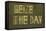 Earthy Background And Design Element Depicting The Words "Seize The Day"-nagib-Framed Stretched Canvas