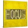 Earthy Background Image And Design Element Depicting The Word "Focus"-nagib-Stretched Canvas