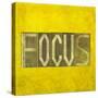 Earthy Background Image And Design Element Depicting The Word "Focus"-nagib-Stretched Canvas