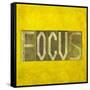 Earthy Background Image And Design Element Depicting The Word "Focus"-nagib-Framed Stretched Canvas