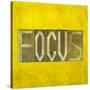 Earthy Background Image And Design Element Depicting The Word "Focus"-nagib-Stretched Canvas