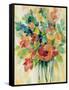 Earthy Colors Bouquet I-Silvia Vassileva-Framed Stretched Canvas