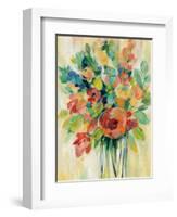 Earthy Colors Bouquet I-Silvia Vassileva-Framed Art Print