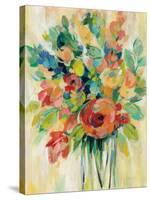 Earthy Colors Bouquet I-Silvia Vassileva-Stretched Canvas