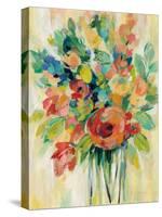 Earthy Colors Bouquet I-Silvia Vassileva-Stretched Canvas