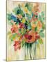 Earthy Colors Bouquet I-Silvia Vassileva-Mounted Art Print