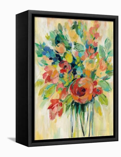 Earthy Colors Bouquet I-Silvia Vassileva-Framed Stretched Canvas
