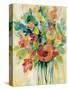 Earthy Colors Bouquet I-Silvia Vassileva-Stretched Canvas