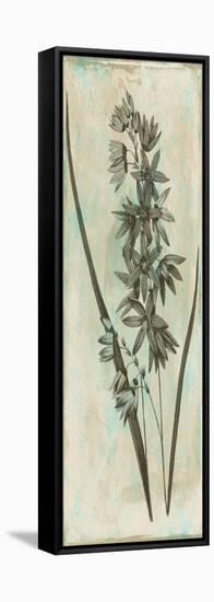 Earthy Floral Mate-Jace Grey-Framed Stretched Canvas