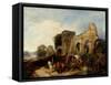 Easby Abbey, C.1852-1856-James Peel-Framed Stretched Canvas