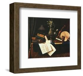 Ease-William Michael Harnett-Framed Art Print