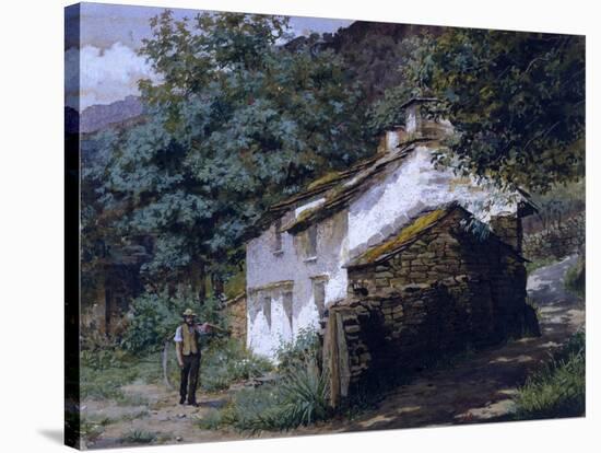 Easedale Cottage, 1882-George Sheridan Knowles-Stretched Canvas