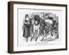 Easing the Curb, 1869-John Tenniel-Framed Giclee Print