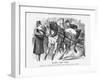 Easing the Curb, 1869-John Tenniel-Framed Giclee Print