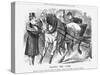 Easing the Curb, 1869-John Tenniel-Stretched Canvas