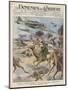 East Africa: Low Level Attack on Allied Forces Including Camel-mounted Cavalry by Italian Planes-Walter Molini-Mounted Art Print