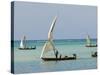 East Africa, Tanzania, Zanzibar, A Traditional Dhow, India, and East Africa-Paul Harris-Stretched Canvas