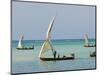 East Africa, Tanzania, Zanzibar, A Traditional Dhow, India, and East Africa-Paul Harris-Mounted Photographic Print