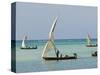 East Africa, Tanzania, Zanzibar, A Traditional Dhow, India, and East Africa-Paul Harris-Stretched Canvas