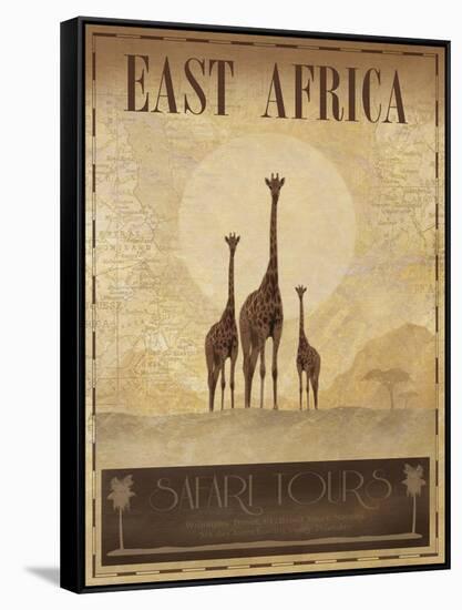 East Africa-Ben James-Framed Stretched Canvas