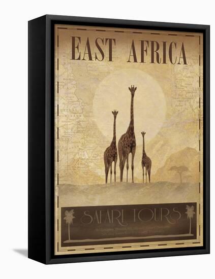 East Africa-Ben James-Framed Stretched Canvas