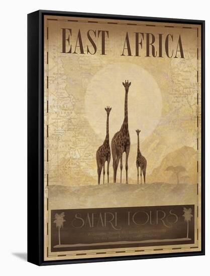 East Africa-Ben James-Framed Stretched Canvas