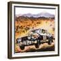 East African Safari Rally-Graham Coton-Framed Giclee Print