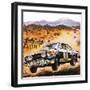 East African Safari Rally-Graham Coton-Framed Giclee Print