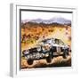 East African Safari Rally-Graham Coton-Framed Giclee Print