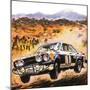 East African Safari Rally-Graham Coton-Mounted Giclee Print