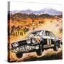 East African Safari Rally-Graham Coton-Stretched Canvas