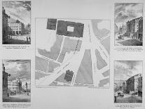 Plan of Proposals for King William Street, City of London, 1832-East and Blades-Stretched Canvas