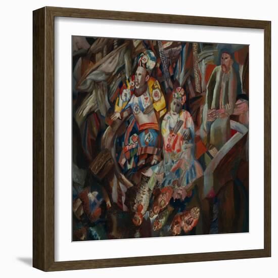 East and West, 1912-1913-Pavel Nikolayevich Filonov-Framed Giclee Print