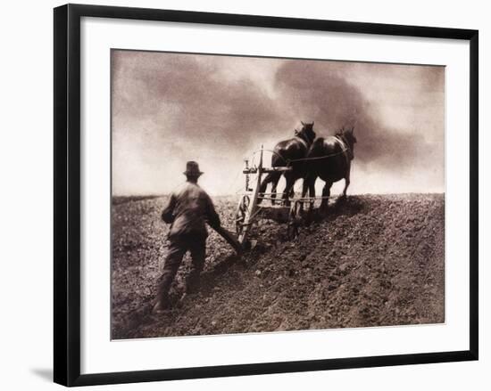 East Anglian Life: A Stiff Pull-Emerson Peter Henry-Framed Giclee Print