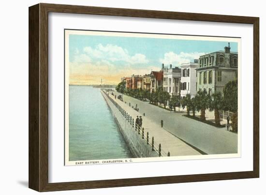 East Battery, Charleston, South Carolina-null-Framed Art Print