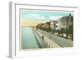 East Battery, Charleston, South Carolina-null-Framed Art Print