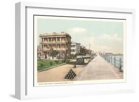 East Battery, Charleston, South Carolina-null-Framed Art Print