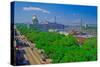 East Bay Street, City Hall and Savannah River, Savannah, Georgia-null-Stretched Canvas