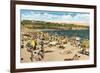 East Beach, Corona del Mar, Newport Harbor, California-null-Framed Premium Giclee Print